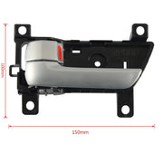 Car Left Inside Door Handle for Kia Sorento 2013-2014 82610-2P500(Black + Silver)