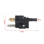 8mm Outboard External Oil Pipe Male Connector 6G1-24305-05(Black)