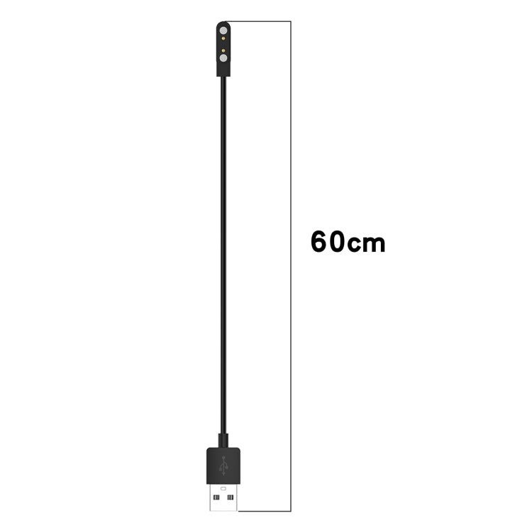 For Xiaomi HayLou Solar Plus LS16 Smart Watch Magnetic Charging Cable, Length: 60cm(Black) - Charger by PMC TechLife | Online Shopping South Africa | PMC TechLife | Buy Now Pay Later Mobicred