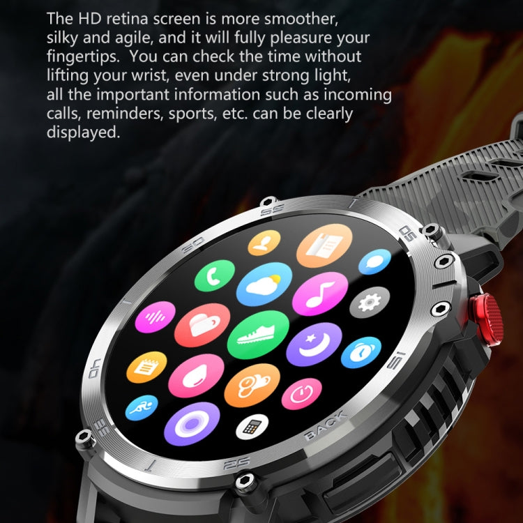 C22 1.6 inch Round Screen Bluetooth Smart Watch, Support Health Monitoring & 24 Sports Modes(Black) - free shipping - PMC TechLife - Order now!