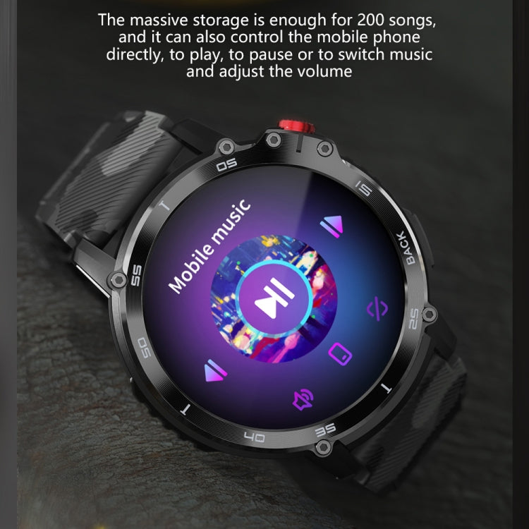 C22 1.6 inch Round Screen Bluetooth Smart Watch, Support Health Monitoring & 24 Sports Modes(Black) - free shipping - PMC TechLife - Order now!