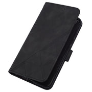 For Google Pixel 9 Crossbody 3D Embossed Flip Leather Phone Case(Black)