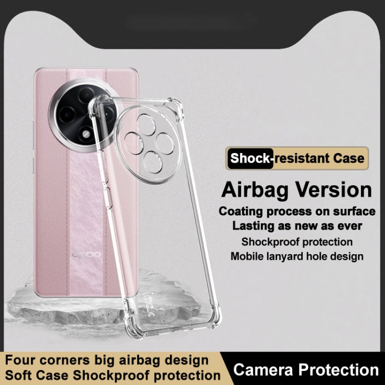 For OPPO A3 Pro 5G imak Shockproof Airbag TPU Phone Case(Transparent) - free shipping - PMC TechLife - Order now!
