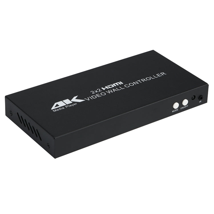 XP02 4K 2x2 HDMI Video Wall Controller Multi-screen Splicing Processor, Style:Ordinary(US Plug)