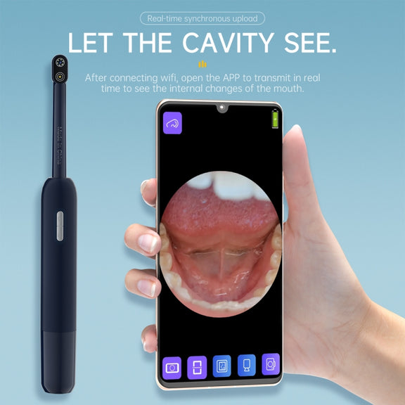 Z70 7 LEDs 2.0MP Wifi Visible Oral Endoscope(White)