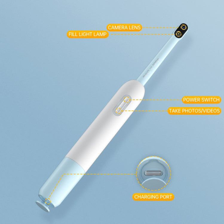 Z70 7 LEDs 2.0MP Wifi Visible Oral Endoscope(White)