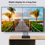 XP03 4K 2x2 HDMI Video Wall Controller Multi-screen Splicing Processor, Style:Playback Version(US Plug)