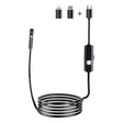 AN112 8mm Double Lenses HD Industry Endoscope Type-C + Micro USB + 8 Pin Connection, Length:3.5m Hard Tube -  by PMC TechLife | Online Shopping South Africa | PMC TechLife | Buy Now Pay Later Mobicred