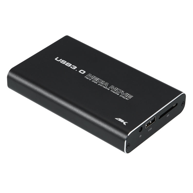 MP2506P 4K 30Hz HD Media Player, Support Auto Loop Play Videos & Photos & Music(EU Plug)