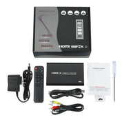 MP2506P 4K 30Hz HD Media Player, Support Auto Loop Play Videos & Photos & Music(EU Plug)