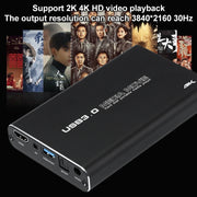 MP2506P 4K 30Hz HD Media Player, Support Auto Loop Play Videos & Photos & Music(US Plug)