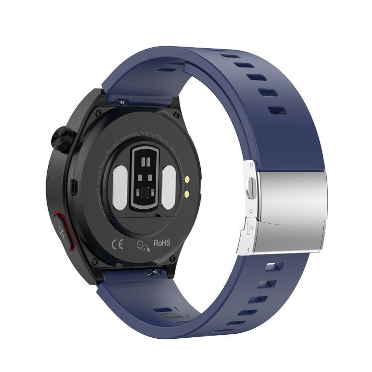 S22 Air Pump Blood Pressure Testing ECG Health Smart Watch, 1.39 inch Round Screen(Blue) - free shipping - PMC TechLife - Order now!