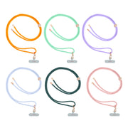 mutural Universal Mobile Phone Solid Color Lanyard(Blue)
