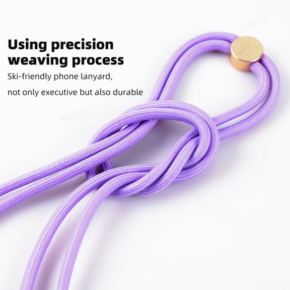 mutural Universal Mobile Phone Solid Color Lanyard(Blue)