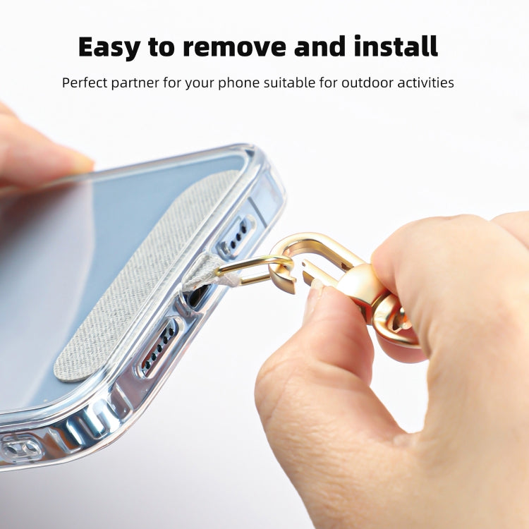 mutural Universal Mobile Phone Solid Color Lanyard(Blue) - Lanyards & Wrist Straps by Mutural | Online Shopping South Africa | PMc TechLife | Buy Now Pay Later Mobicred