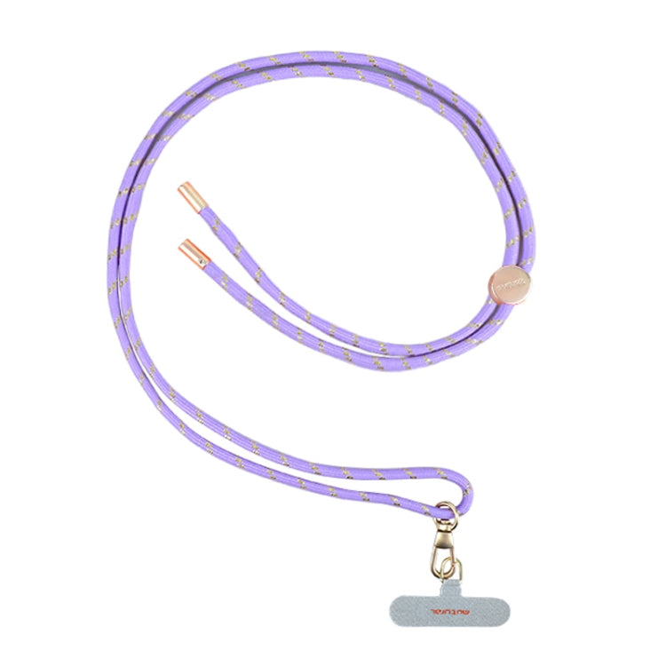 mutural Universal Mobile Phone Lanyard(Purple Gold) - Lanyards & Wrist Straps by Mutural | Online Shopping South Africa | PMc TechLife | Buy Now Pay Later Mobicred