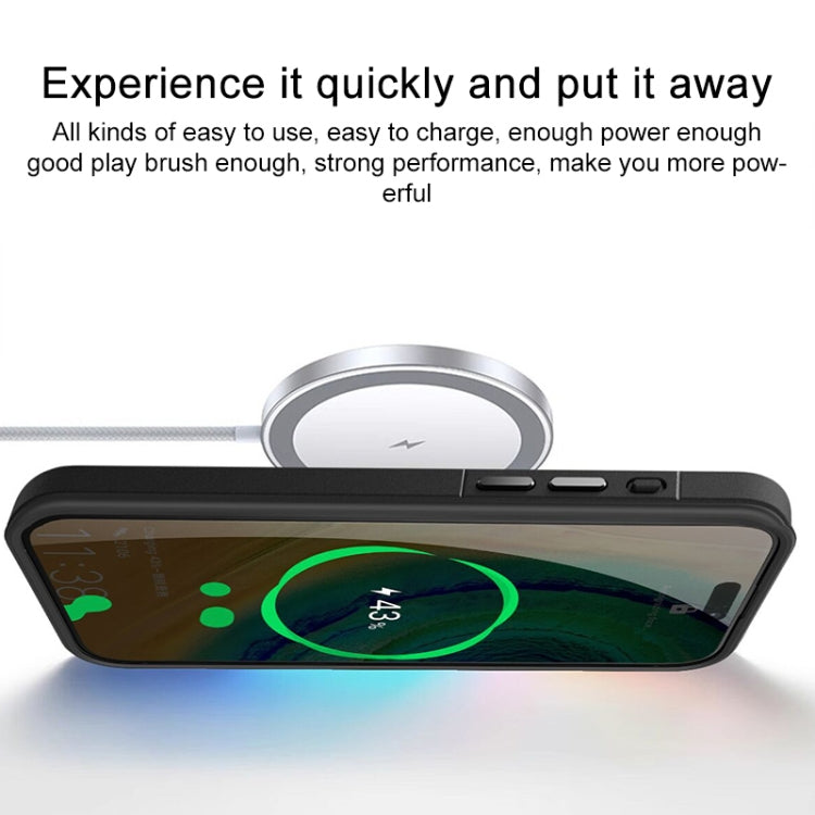 For iPhone 14 Pro Shield Armor MagSafe Holder Phone Case(Deep Purple) - iPhone 14 Pro Cases by PMC TechLife | Online Shopping South Africa | PMC TechLife