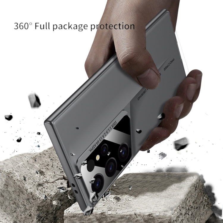 For Samsung Galaxy S24 Ultra 5G GKK Blade Ultra-thin Full Coverage Phone Case(Grey) - free shipping - PMC Jewellery - Order now!