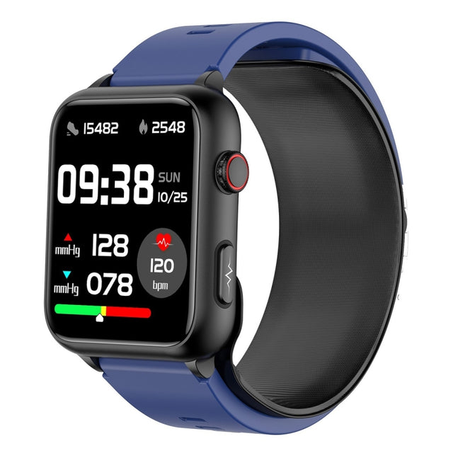 TK63 1.91 Inch Color Screen Air Pump Smart Watch, Supports Blood Pressure Monitoring / ECG(Blue)