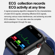 TK63 1.91 Inch Color Screen Air Pump Smart Watch, Supports Blood Pressure Monitoring / ECG(Blue)
