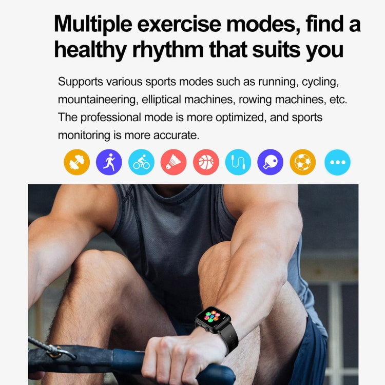 TK63 1.91 Inch Color Screen Air Pump Smart Watch, Supports Blood Pressure Monitoring / ECG(Blue) - Smart Watches by PMC TechLife | Online Shopping South Africa | PMC TechLife