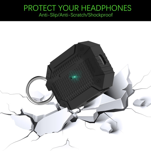For AirPods Pro 2 Wireless Earphones Shockproof Armor Protective Case(Grey)