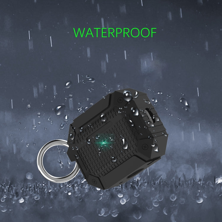 For AirPods Pro Wireless Earphones Shockproof Armor Protective Case(Black) - For AirPods Pro by PMC Jewellery | Online Shopping South Africa | PMC Jewellery | Buy Now Pay Later Mobicred