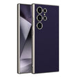 For Samsung Galaxy S24 Ultra 5G GKK Metal Paint Skin Feel Leather Full Coverage Phone Case(Purple) - Galaxy S24 Ultra 5G Cases by GKK | Online Shopping South Africa | PMC Jewellery | Buy Now Pay Later Mobicred