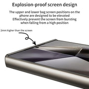 For Samsung Galaxy S24 Ultra 5G GKK Metal Paint Skin Feel Leather Full Coverage Phone Case(Purple)
