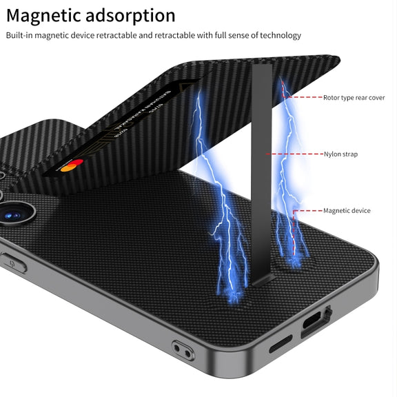 For Samsung Galaxy S25 5G GKK Rotor Bracket Recessed Card Bag Full Coverage Phone Case(Grey)
