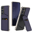 For Samsung Galaxy S25+ 5G GKK Rotor Bracket Recessed Card Bag Full Coverage Phone Case(Purple) - free shipping - PMC Jewellery - Order now!