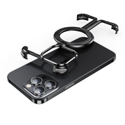 For iPhone 14 Pro MagSafe Magnetic Frameless Holder Phone Case(Black)