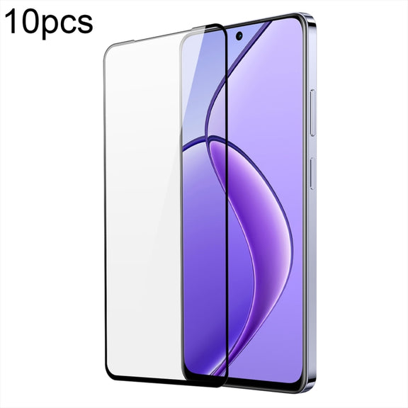 For Realme 12 / 12x 5G 10pcs DUX DUCIS 0.33mm 9H Medium Alumina Tempered Glass Film