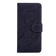 For Google Pixel 9 Pro 5G Tiger Embossing Pattern Flip Leather Phone Case(Black)