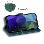 For Google Pixel 9 Pro 5G Tiger Embossing Pattern Flip Leather Phone Case(Green)