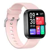 GTS5 2.0 inch Fitness Health Smart Watch, BT Call / Heart Rate / Blood Pressure / MET / Blood Glucose(Pink)