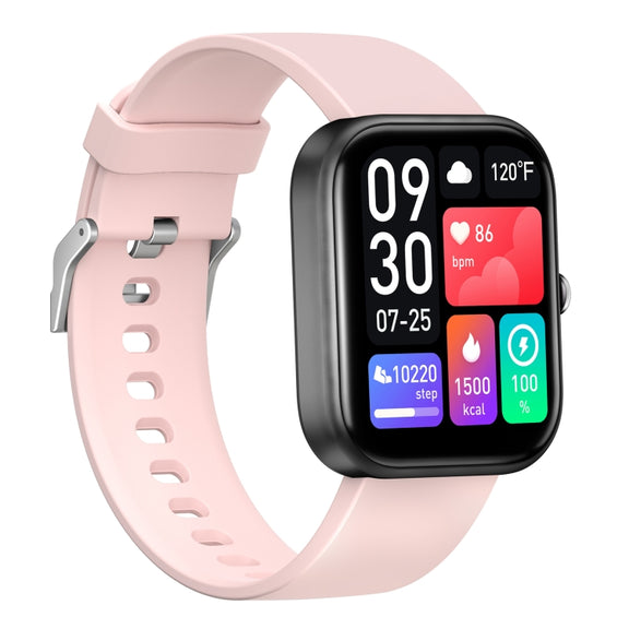 GTS5 2.0 inch Fitness Health Smart Watch, BT Call / Heart Rate / Blood Pressure / MET / Blood Glucose(Pink)