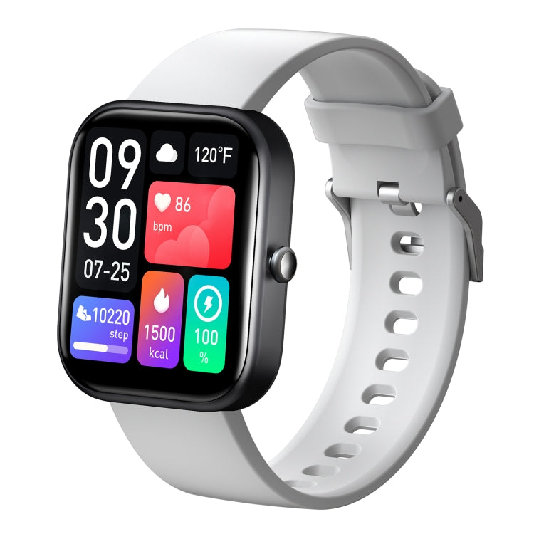 GTS5 2.0 inch Fitness Health Smart Watch, BT Call / Heart Rate / Blood Pressure / MET / Blood Glucose(Light Grey) - Smart Wristbands by PMC TechLife | Online Shopping South Africa | PMC TechLife