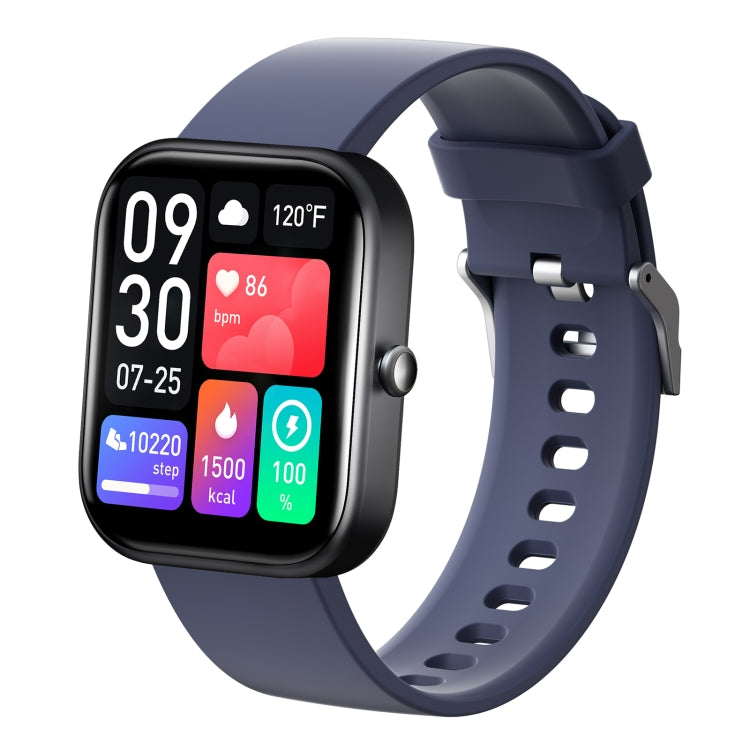 GTS5 2.0 inch Fitness Health Smart Watch, BT Call / Heart Rate / Blood Pressure / MET / Blood Glucose(Blue) - Smart Wristbands by PMC TechLife | Online Shopping South Africa | PMC TechLife