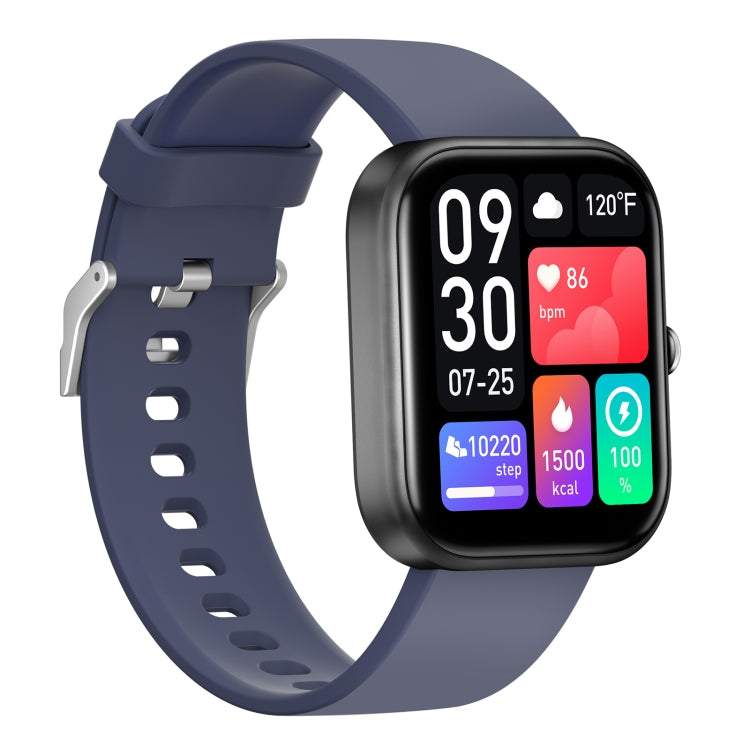 GTS5 2.0 inch Fitness Health Smart Watch, BT Call / Heart Rate / Blood Pressure / MET / Blood Glucose(Blue) - Smart Wristbands by PMC TechLife | Online Shopping South Africa | PMC TechLife
