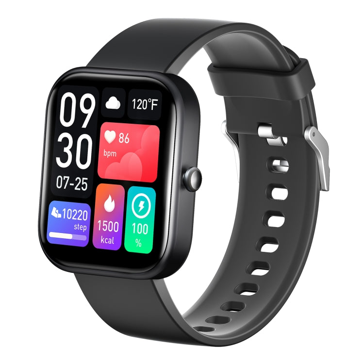 GTS5 2.0 inch Fitness Health Smart Watch, BT Call / Heart Rate / Blood Pressure / MET / Blood Glucose(Black) - Smart Wristbands by PMC TechLife | Online Shopping South Africa | PMC TechLife