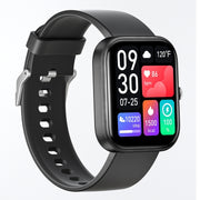 GTS5 2.0 inch Fitness Health Smart Watch, BT Call / Heart Rate / Blood Pressure / MET / Blood Glucose(Black)