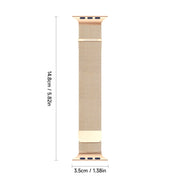 For Apple Watch Ultra 49mm DUX DUCIS Milanese Pro Series Stainless Steel Watch Band(Gold)