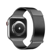 For Apple Watch SE 2022 44mm DUX DUCIS Milanese Pro Series Stainless Steel Watch Band(Black)