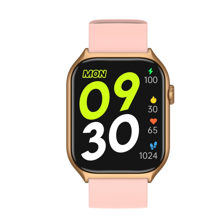 GTS7 2.0 inch Fitness Health Smart Watch, BT Call / Heart Rate / Blood Pressure / MET(Pink)