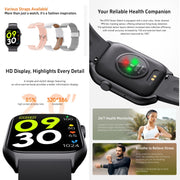 GTS7 2.0 inch Fitness Health Smart Watch, BT Call / Heart Rate / Blood Pressure / MET(Pink)