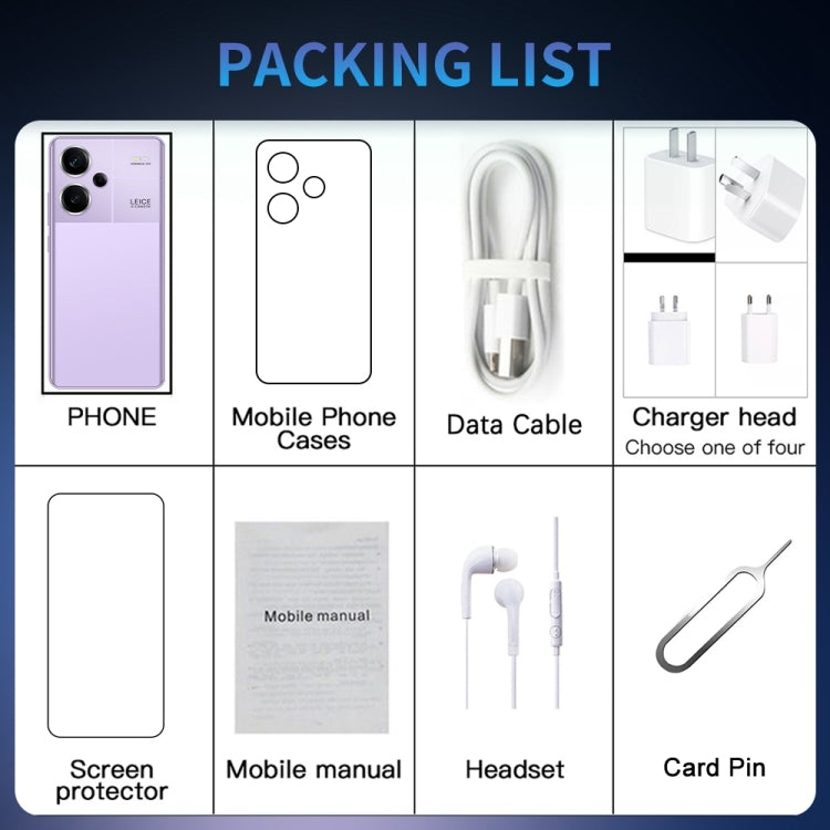 Note13 Pro+ / RF7, 2GB+16GB, 6.49 inch Face Identification Android 5.0 MTK6582 Quad Core, Network: 3G, Dual SIM(White)