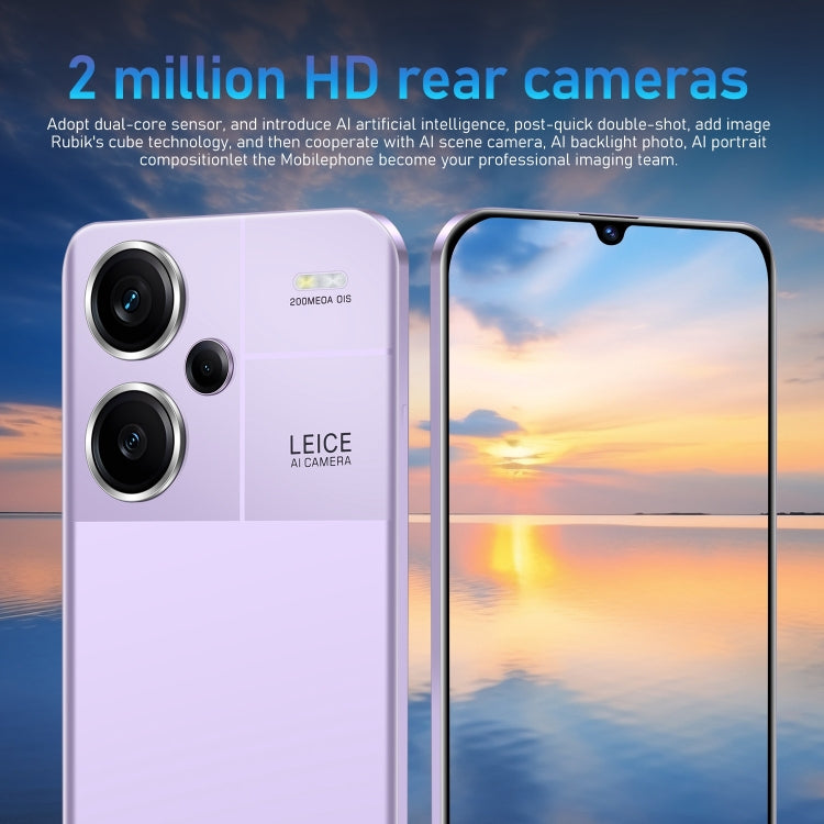 Note13 Pro+ / RF7, 2GB+16GB, 6.49 inch Face Identification Android 5.0 MTK6582 Quad Core, Network: 3G, Dual SIM(Purple) -  by PMC TechLife | Online Shopping South Africa | PMC TechLife
