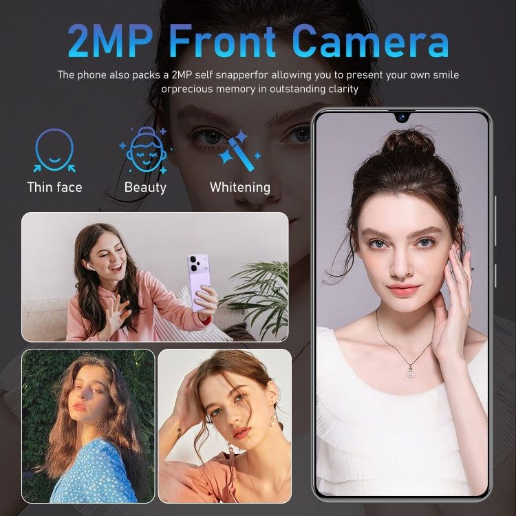 Note13 Pro+ / RF7, 2GB+16GB, 6.49 inch Face Identification Android 5.0 MTK6582 Quad Core, Network: 3G, Dual SIM(White)