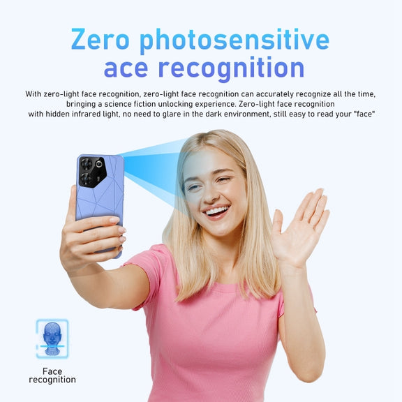 C20 Pro 5G / U32, 3GB+32GB, 6.528 inch Face Identification Android 10.0 MTK6737 Quad Core, Network: 4G, OTG, Dual SIM(Blue)